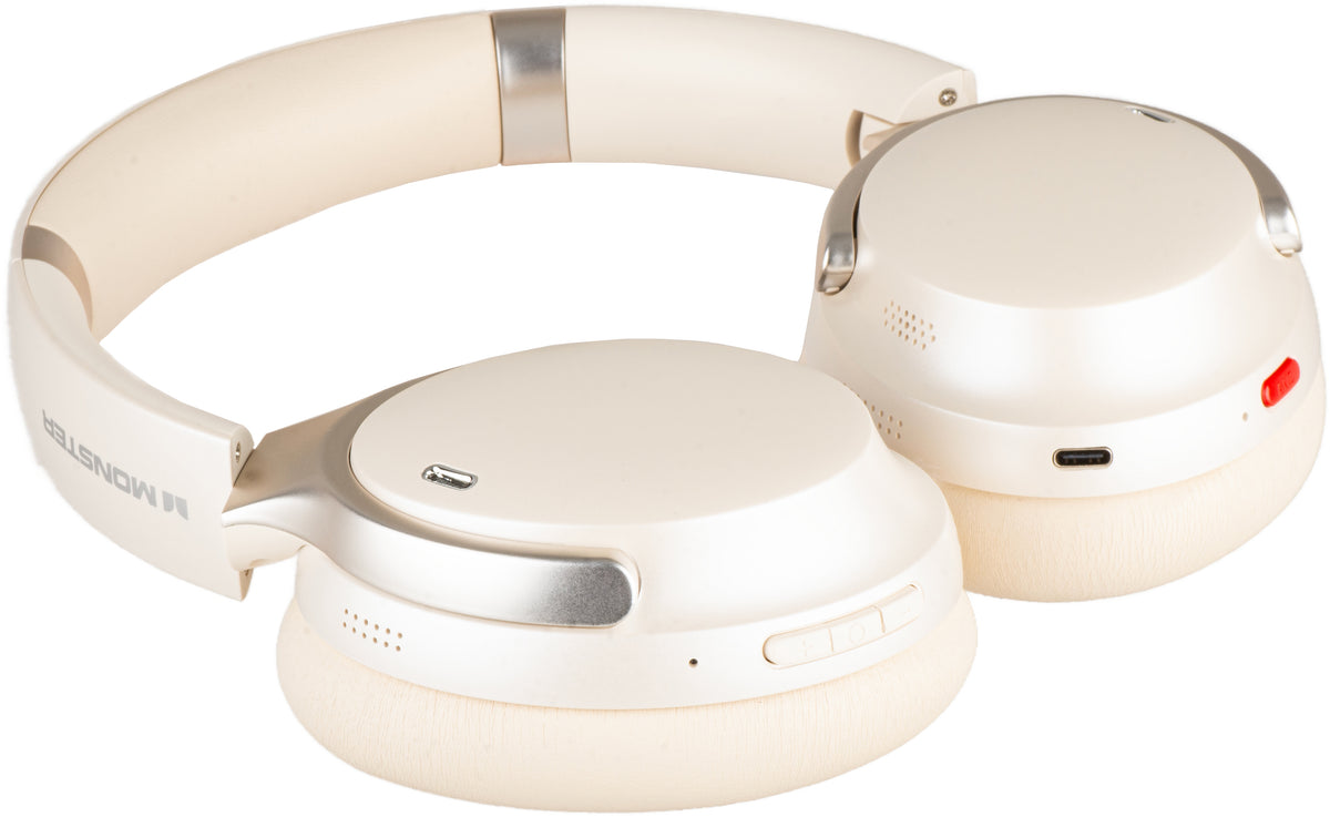 Handsfree Bluetooth Monster QuiteFit V3, MultiPoint, A2DP, ANC, Wit
