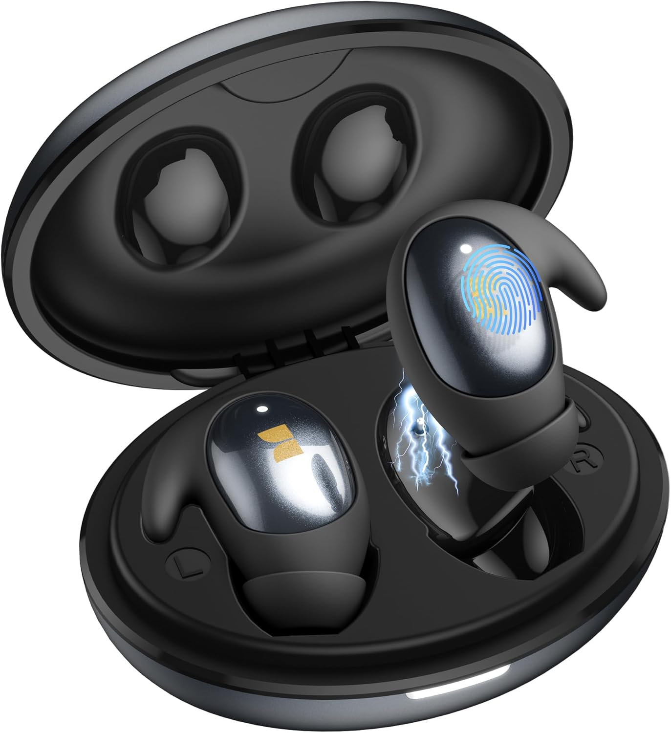 Bluetooth-Headset Monster Sleep Ear100, TWS, Schwarz