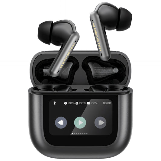 Kit mains libres Bluetooth Monster TH300, TWS, Noir