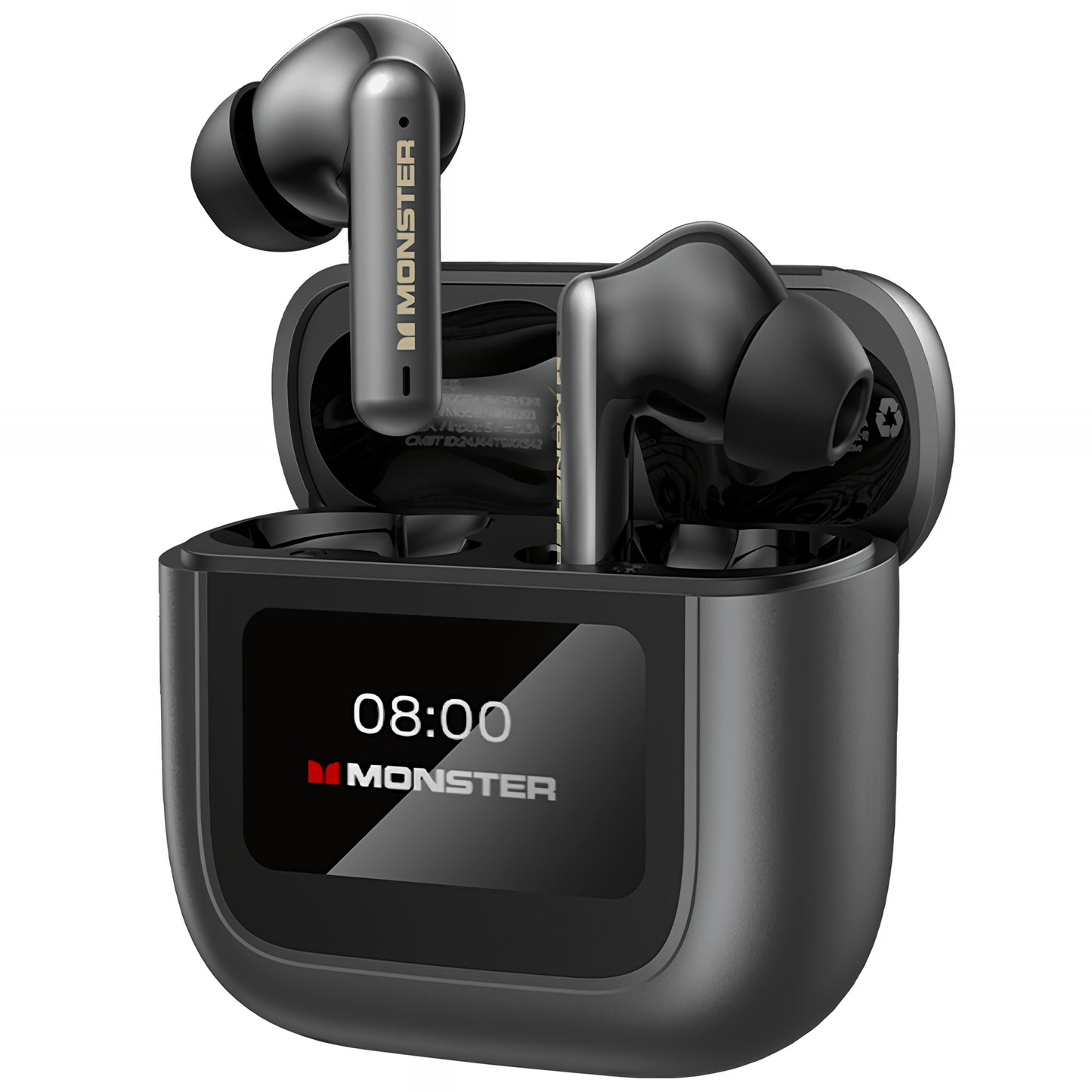 Handsfree Bluetooth Monster TH300, TWS, Zwart