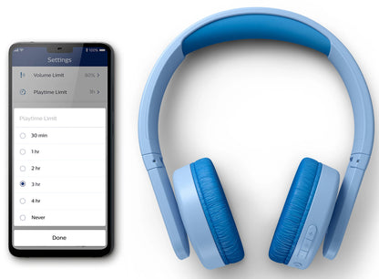 Handsfree Bluetooth Philips Kids, A2DP, Blauw TAK4206BL/00