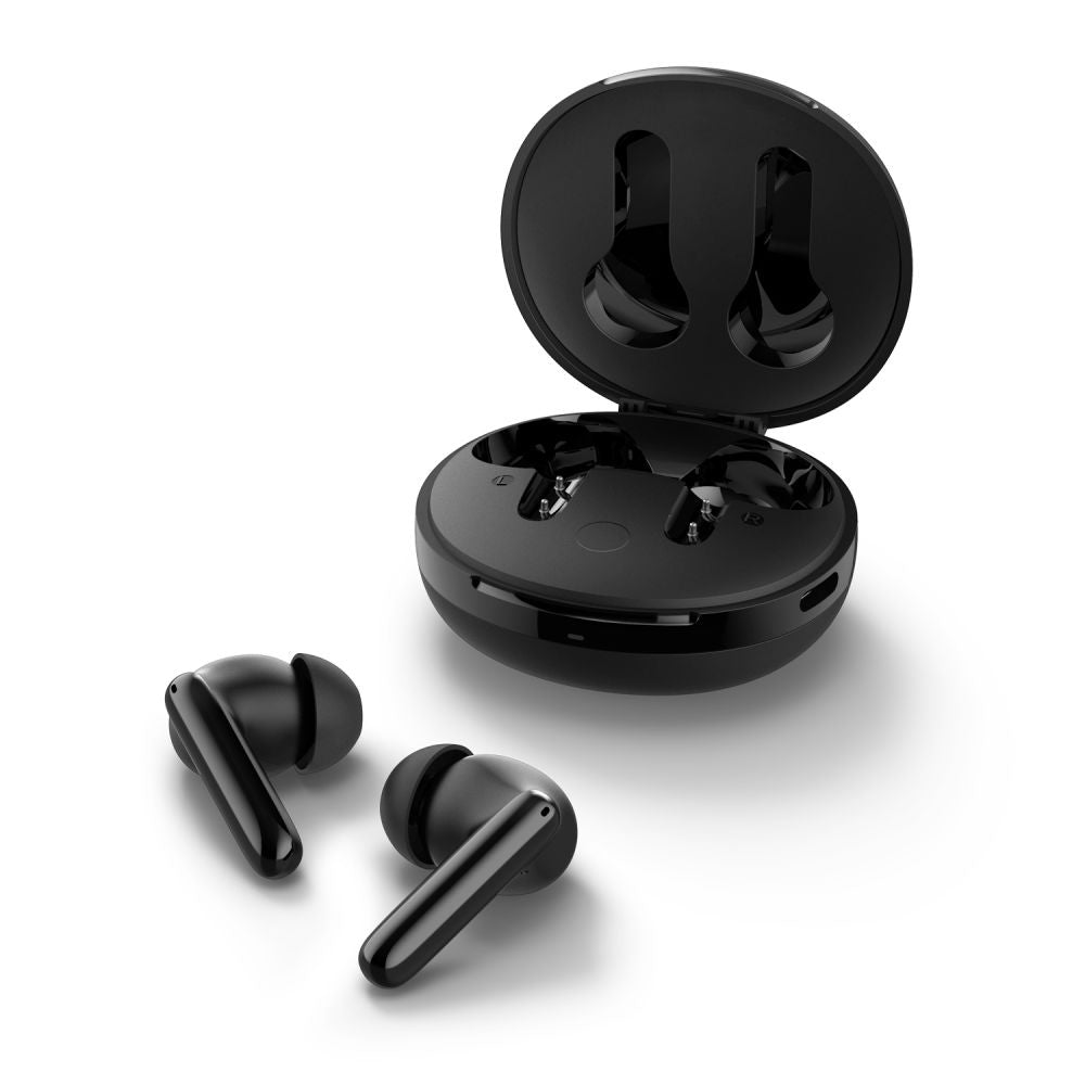 Handsfree Bluetooth Spigen SA2400, TWS, ANC, Schwarz
