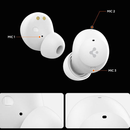 Handsfree Bluetooth Spigen SA2401, TWS, ANC, Weiß ASD07963