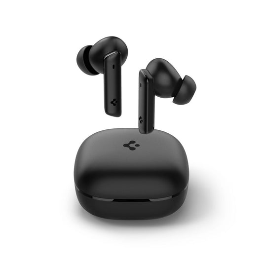Handsfree Bluetooth Spigen SA2402, TWS, ANC, Schwarz ASD07888
