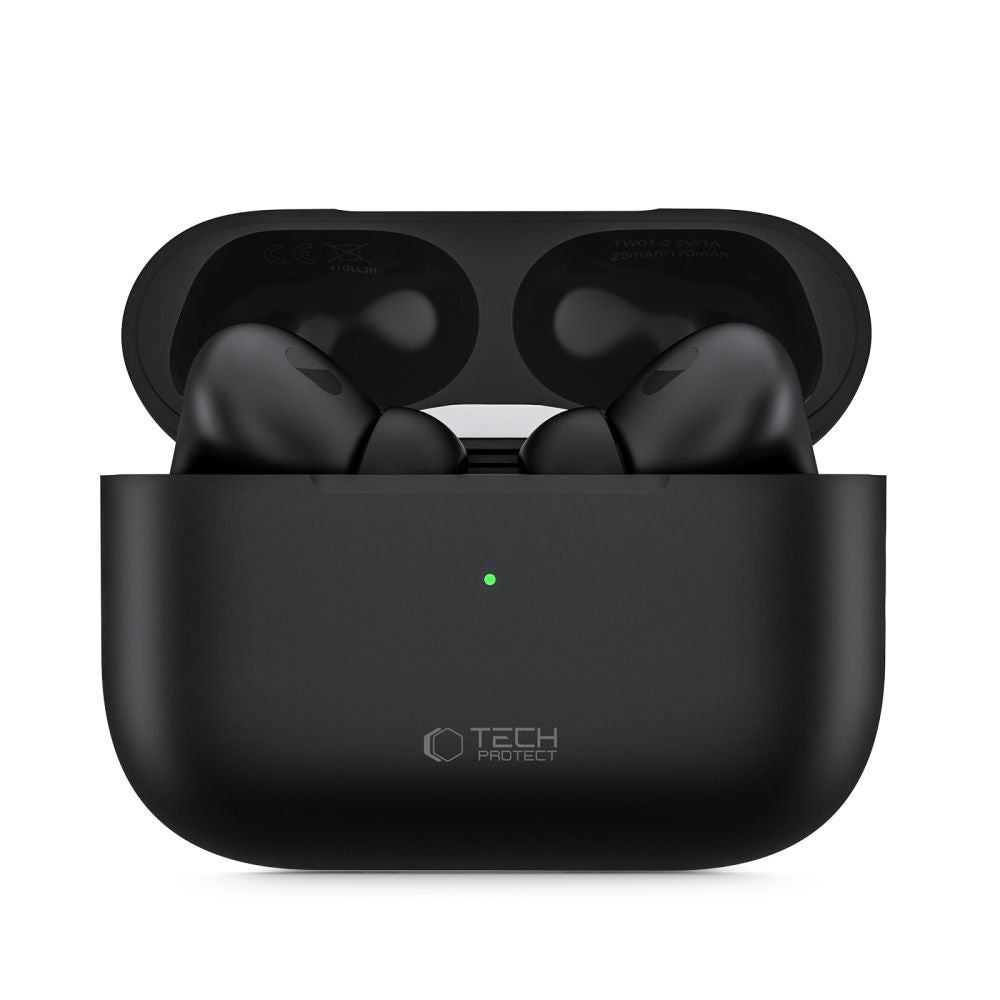 Bluetooth-Freisprecheinrichtung Tech-Protect Ultraboost Pro, TWS, Schwarz