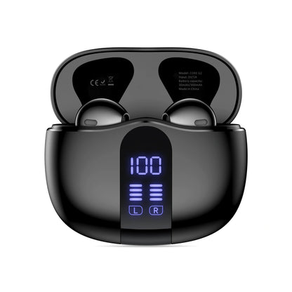 Handsfree Bluetooth Tech-Protect Ultraboost Core G2, TWS, Zwart