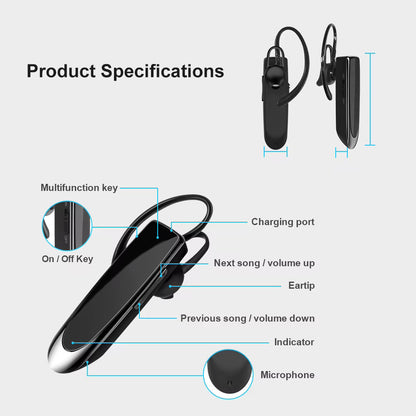 Kit mains libres Bluetooth Techsuit CB1 UrbanEar, A2DP, Noir