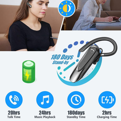Kit mains libres Bluetooth Techsuit CB2 AirTalk, A2DP, Noir