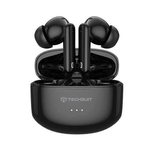 Kit mains libres Bluetooth Techsuit CW1 Audira Pro, TWS, ANC, Noir