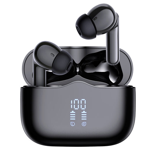 Kit mains libres Bluetooth Techsuit CW2 VelarX One, TWS, ANC, Noir
