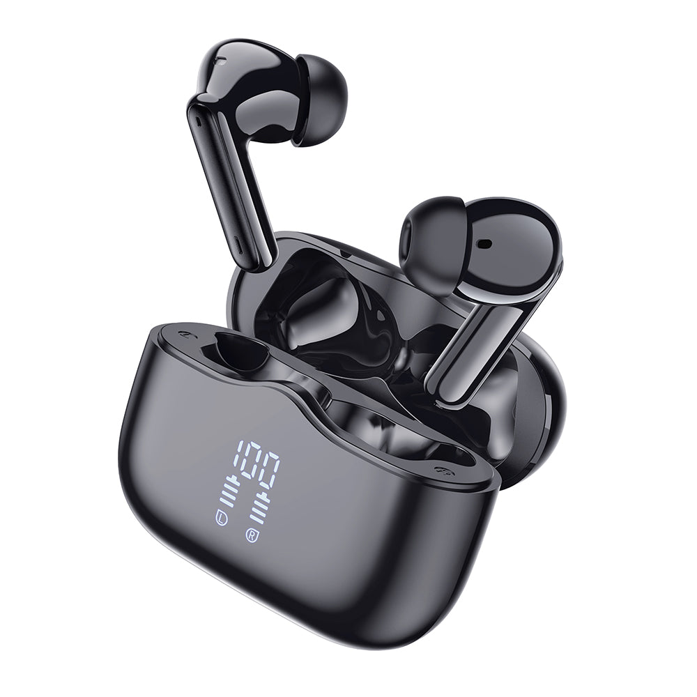 Bluetooth-Freisprecheinrichtung Techsuit CW2 VelarX One, TWS, ANC, Schwarz