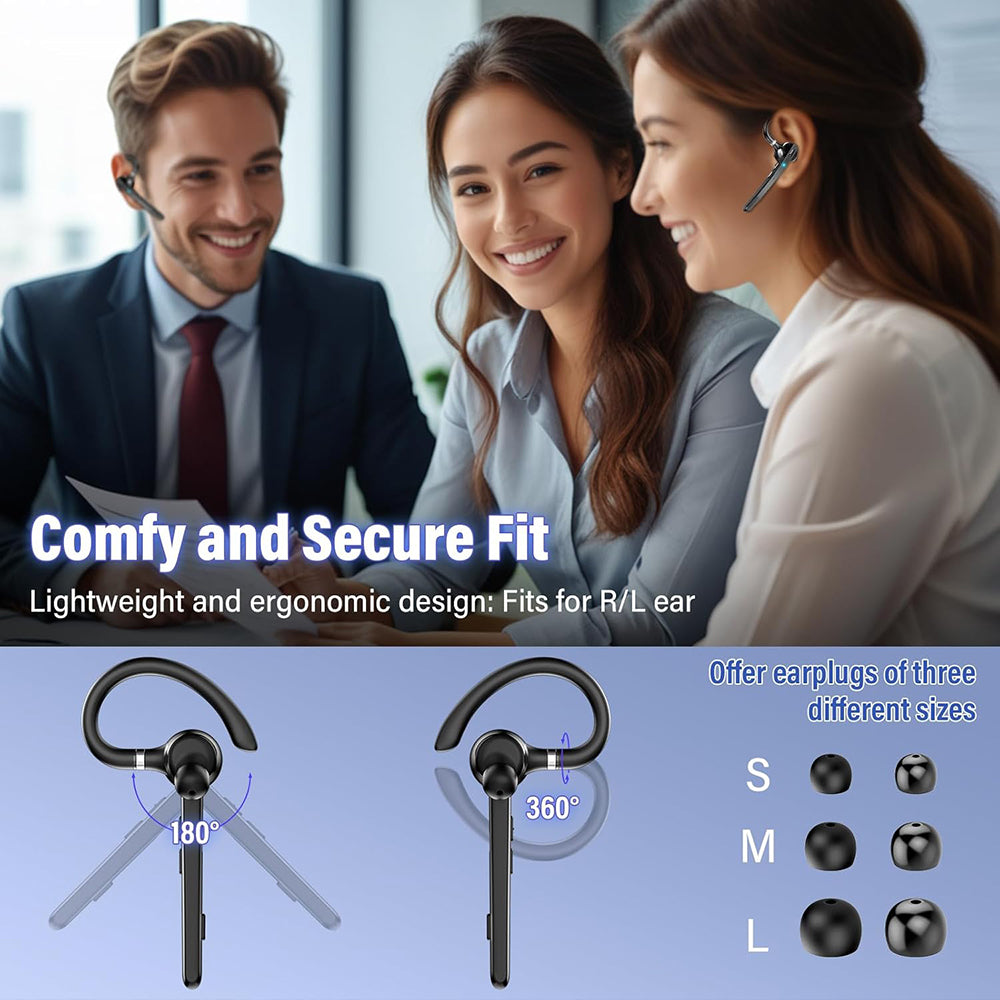 Kit mains libres Bluetooth Techsuit G9 TalkZen, A2DP, Noir