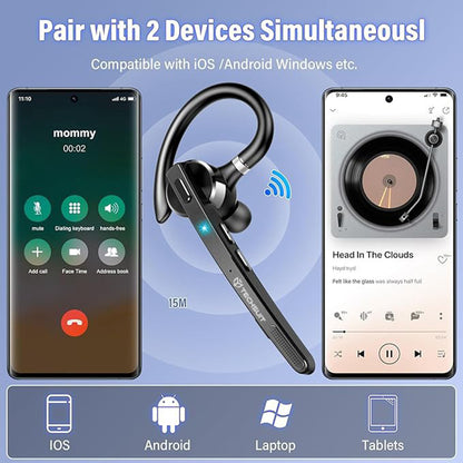 Kit mains libres Bluetooth Techsuit G9 TalkZen, A2DP, Noir