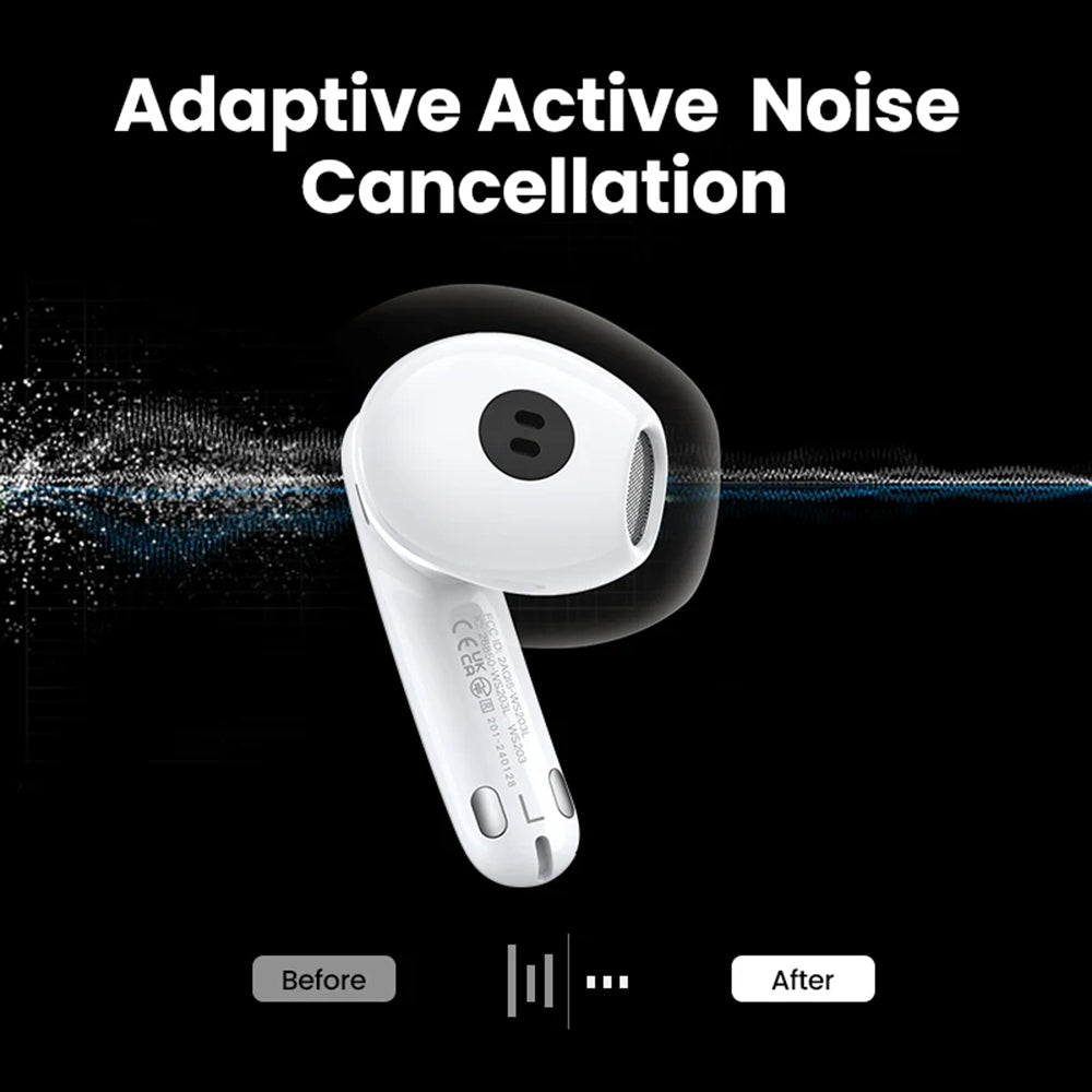 Handsfree Bluetooth UGREEN HiTune H6 Pro WS203, TWS, ANC, Wit