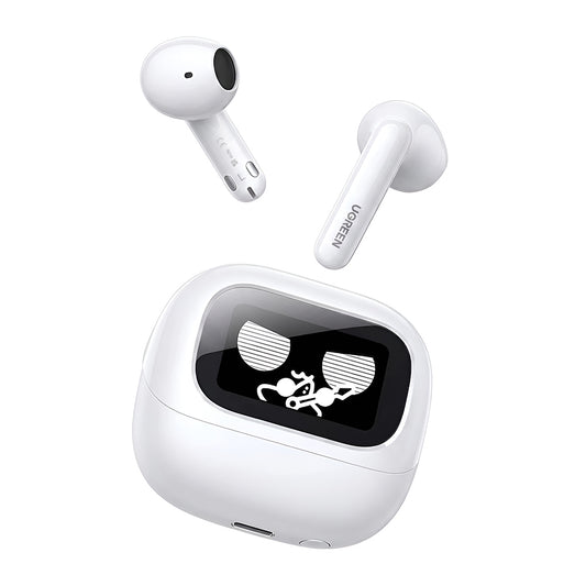 Kit mains libres Bluetooth UGREEN HiTune H6 Magic WS216 (65386), TWS, ANC, MultiPoint, Blanc