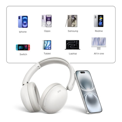 Kit mains libres Bluetooth UGREEN HiTune Max 2 HP205, MultiPoint, A2DP, ANC, Noir