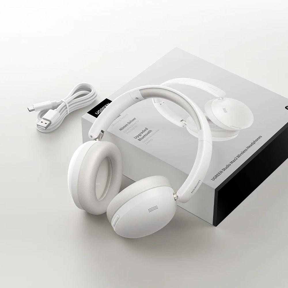 Kit mains libres Bluetooth UGREEN HiTune Max 2 HP205, MultiPoint, A2DP, ANC, Noir