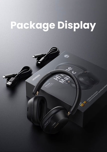 Handsfree Bluetooth UGREEN HiTune Max5C HP203, A2DP, ANC, Zwart