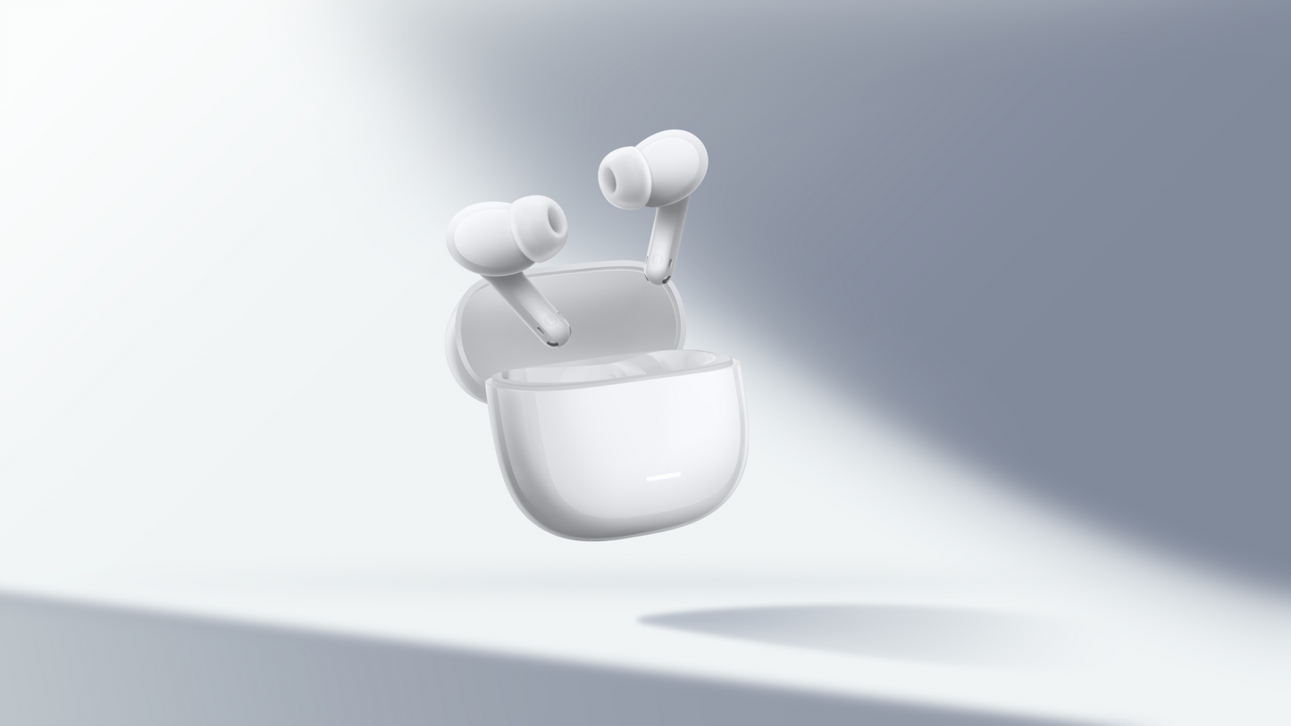 Handsfree Bluetooth Xiaomi Redmi Buds 8 Lite, TWS, ANC, MultiPoint, Wit BHR08OLGL