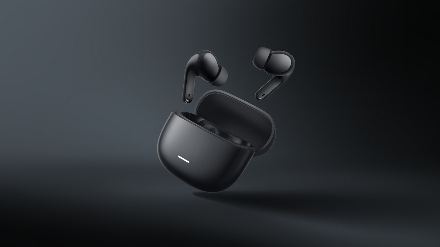 Handsfree Bluetooth Xiaomi Redmi Buds 8 Lite, TWS, ANC, MultiPoint, Zwart BHR08OMGL