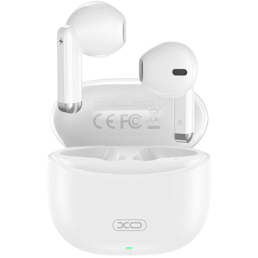 Écouteurs Bluetooth XO Design X33, TWS, Blanc