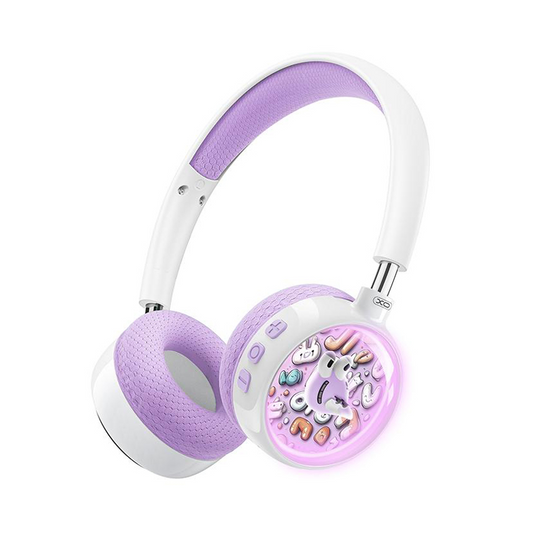Handsfree Bluetooth XO Design BE57 Cartoon Kids, A2DP, Paars