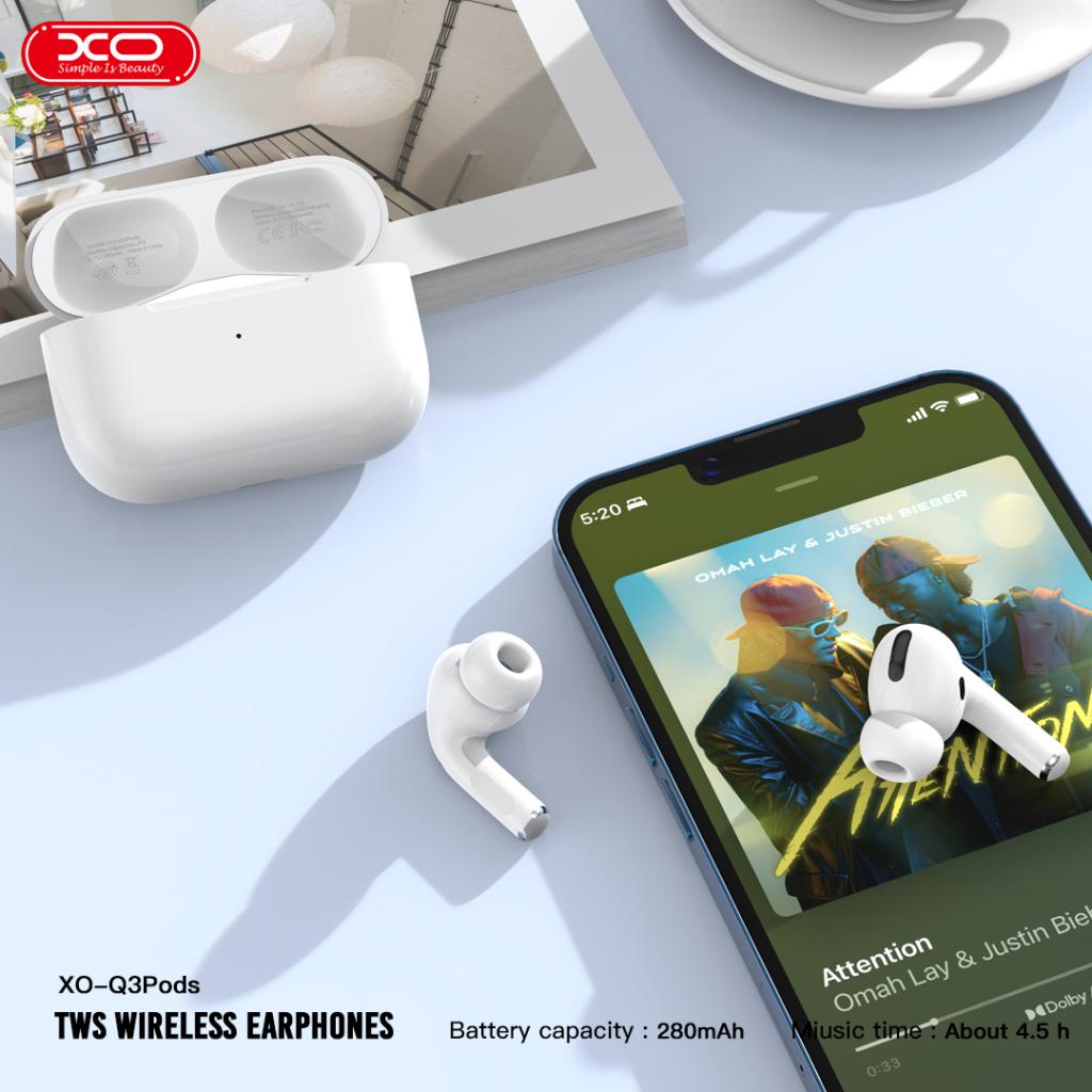 Handsfree Bluetooth XO Design Q3 Pods, TWS, Wit