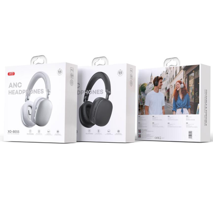 Handsfree Bluetooth XO Design BE55, A2DP, ANC, Zilver