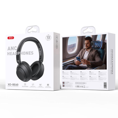 Handsfree Bluetooth XO Design BE60, A2DP, ANC, Zwart