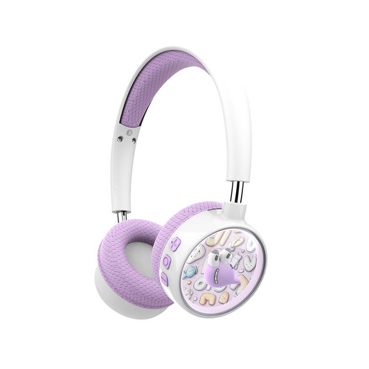 Handsfree Bluetooth XO Design BE57 Cartoon Kids, A2DP, Paars