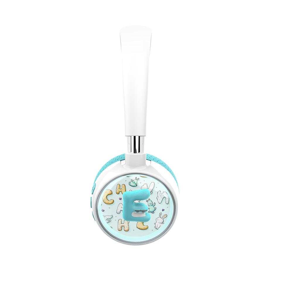 Casque Bluetooth mains libres XO Design BE57 Cartoon Kids, A2DP, Bleu