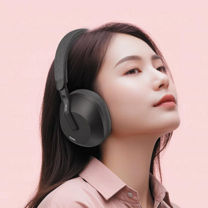 Handsfree Bluetooth XO Design BE49 Qiyue, A2DP, ANC, Zwart