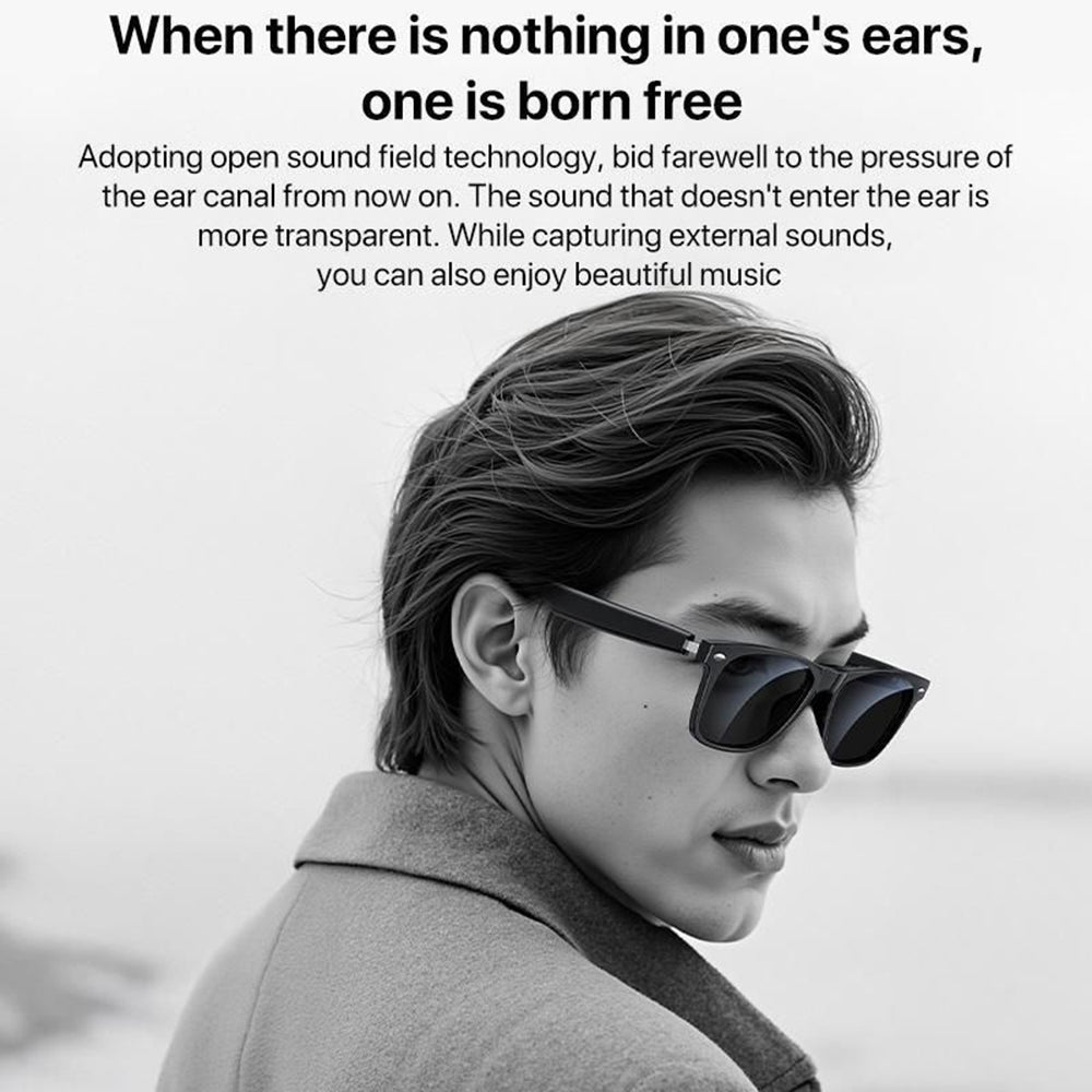 Handsfree Bluetooth Yesido IO35, Type Unisex Zonnebril, A2DP, Zwart