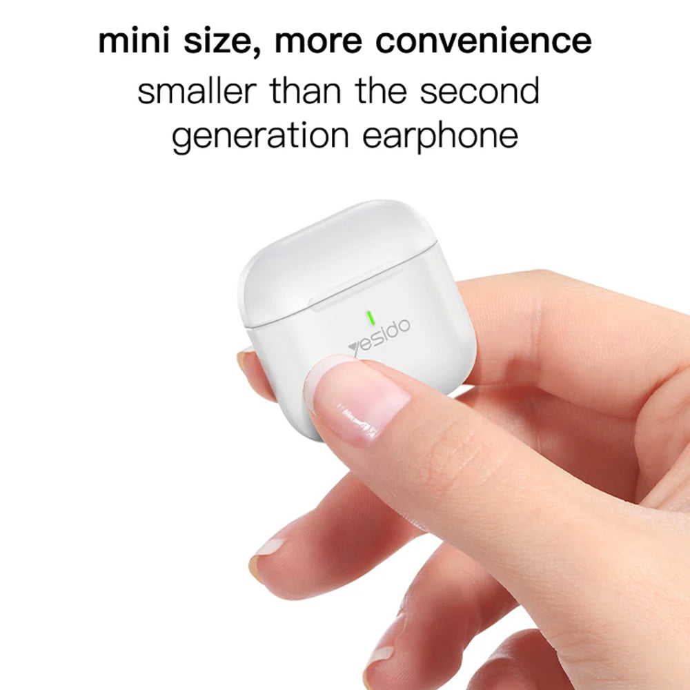 Handsfree Bluetooth Yesido TWS17, TWS, Weiß