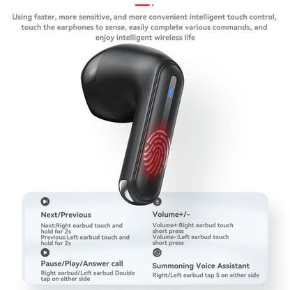 Kit mains libres Bluetooth Yesido TWS19, TWS, Noir