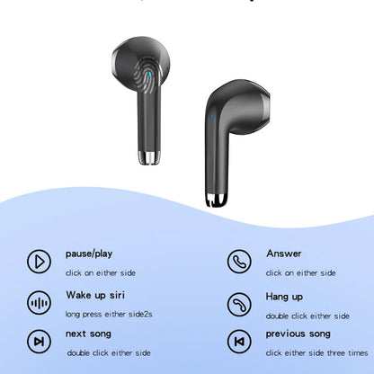 Bluetooth-Freisprecheinrichtung Yesido TWS21, TWS, Schwarz