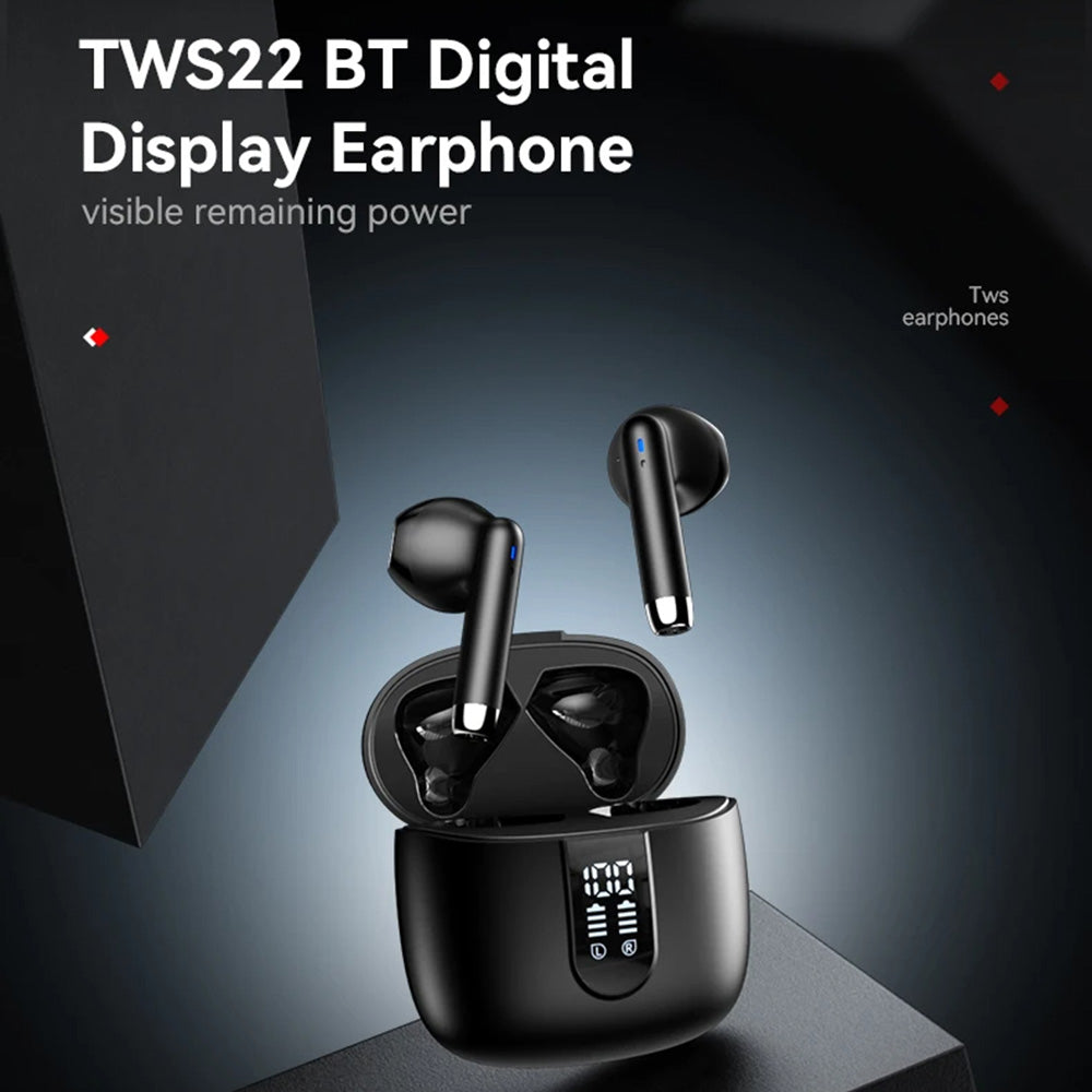 Kit mains libres Bluetooth Yesido TWS22, TWS, Noir