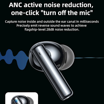 Handsfree Bluetooth Yesido TWS23, TWS, ANC, Zwart