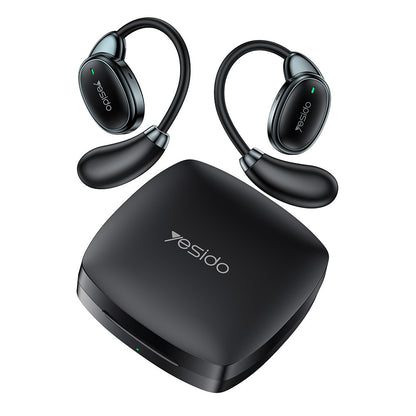 Kit mains libres Bluetooth Yesido YSP19 BL, TWS, Noir