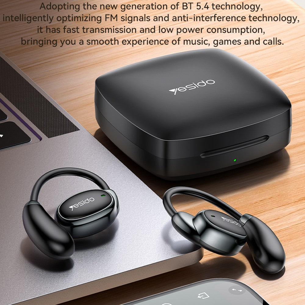 Kit mains libres Bluetooth Yesido YSP19 WH, TWS, Blanc