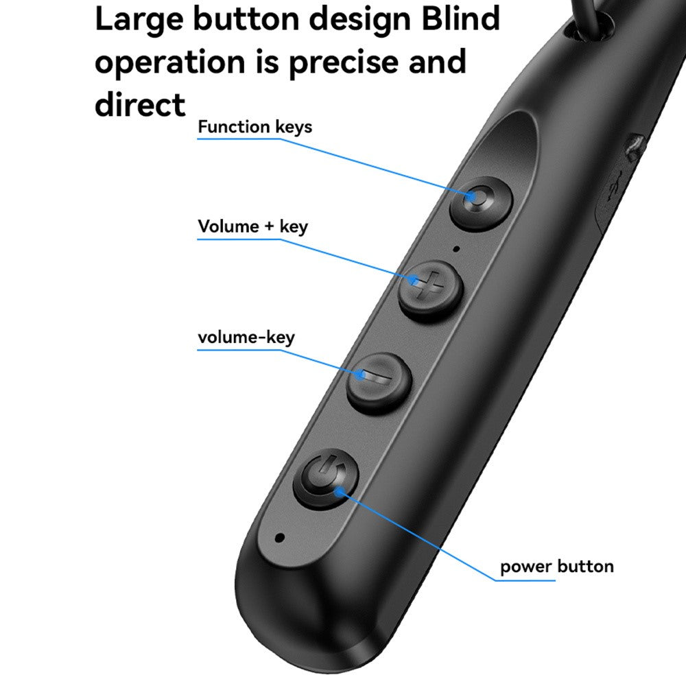 Handsfree Bluetooth Yesido YSP22, A2DP, Zwart