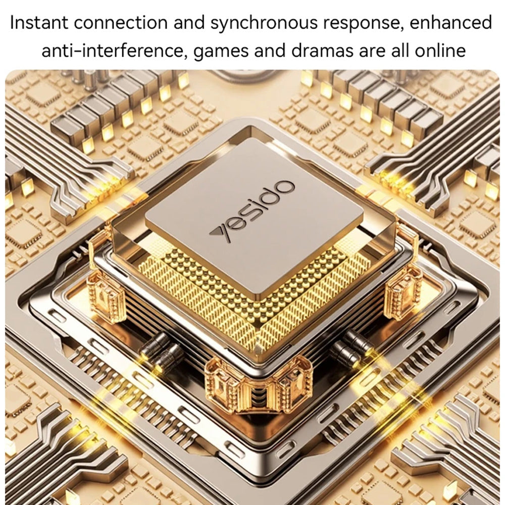 Handsfree Bluetooth Yesido YSP22, A2DP, Zwart