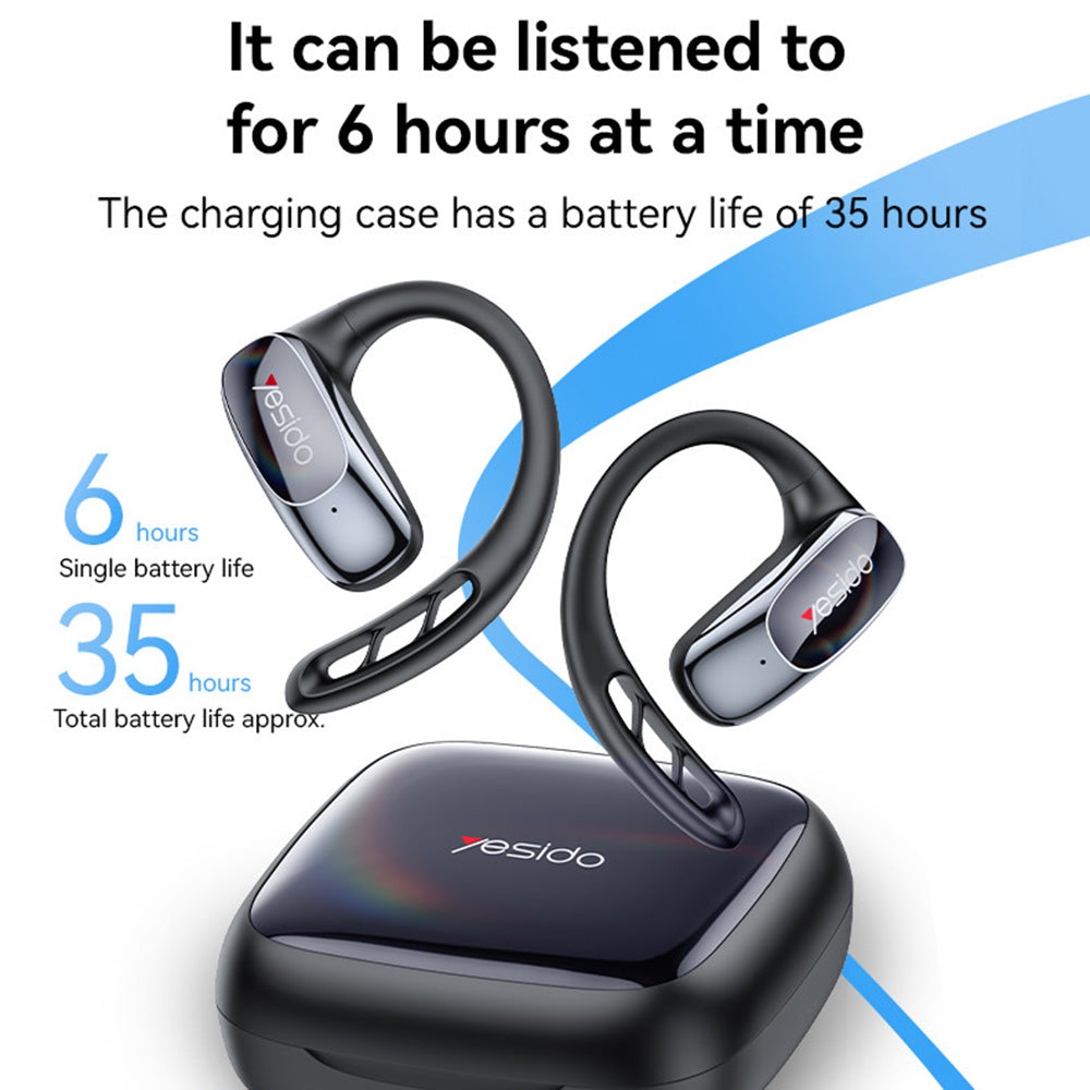 Handsfree Bluetooth Yesido YSP24, TWS, Zwart