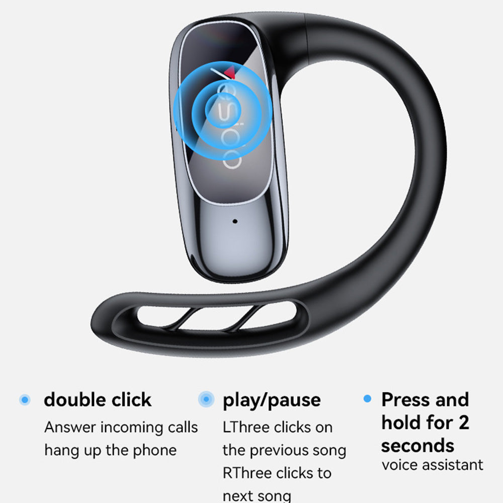 Handsfree Bluetooth Yesido YSP24, TWS, Zwart