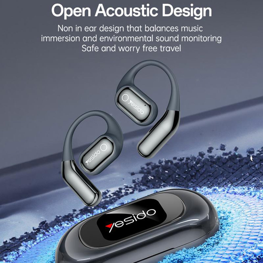 Handsfree Bluetooth Yesido YSP26, TWS, Zwart