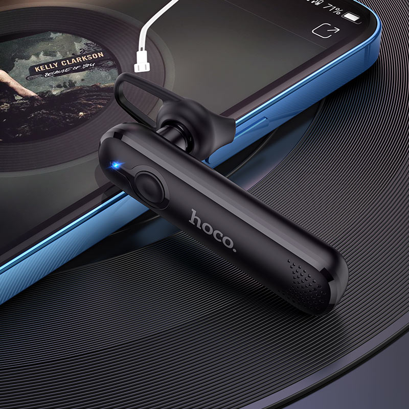 Bluetooth-Freisprecheinrichtung HOCO E63 Diamond, A2DP, Schwarz