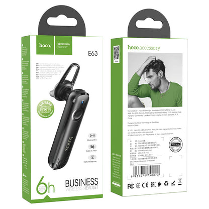 Bluetooth-Freisprecheinrichtung HOCO E63 Diamond, A2DP, Schwarz
