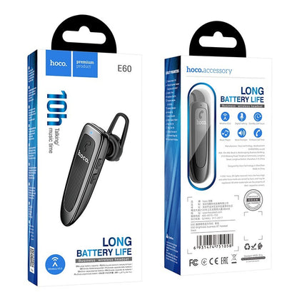 Kit mains libres Bluetooth HOCO E60 Brightness, A2DP, Noir