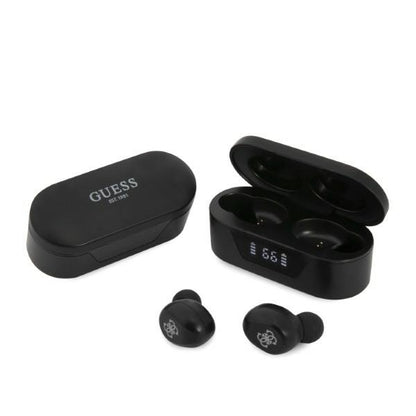 Handsfree Bluetooth Guess Classic Logo, TWS, Zwart
