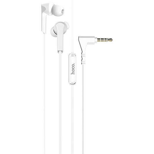 Handsfree 3.5mm HOCO M72 Admire, Wit